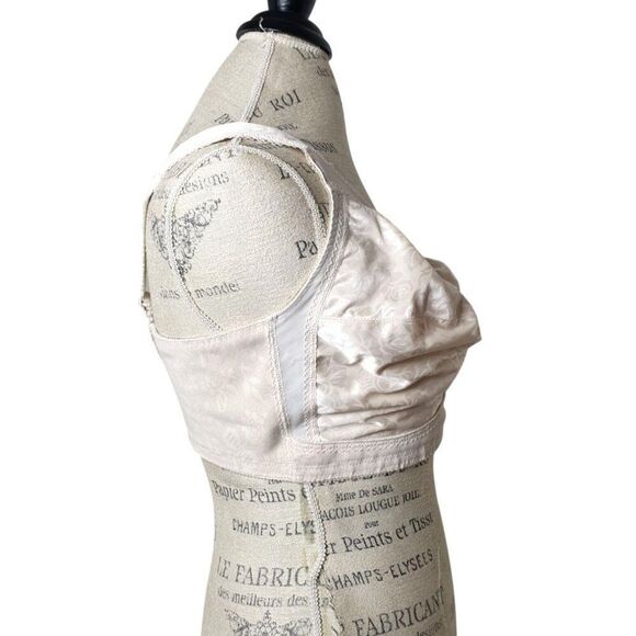 Playtex 18 Hour Bra 40G Cream Ultimate Shoulder Comfort Wirefree Wide Strap 4693 - Picture 6 of 9